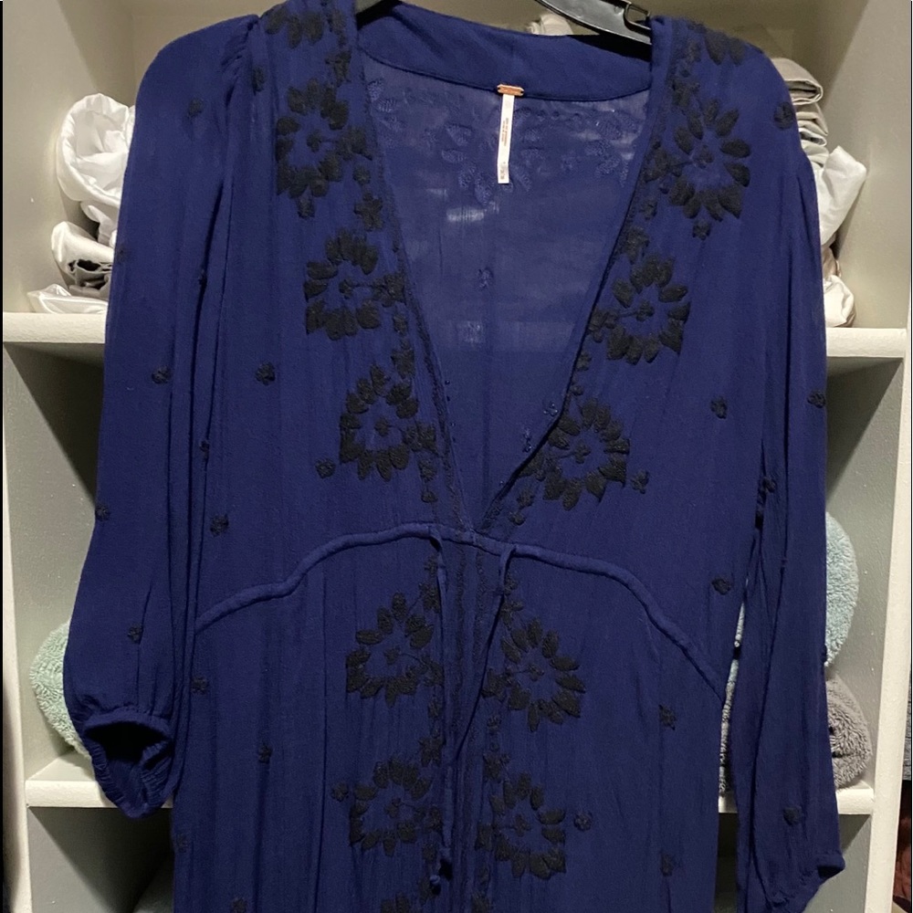 Free people blue dress. NWOT